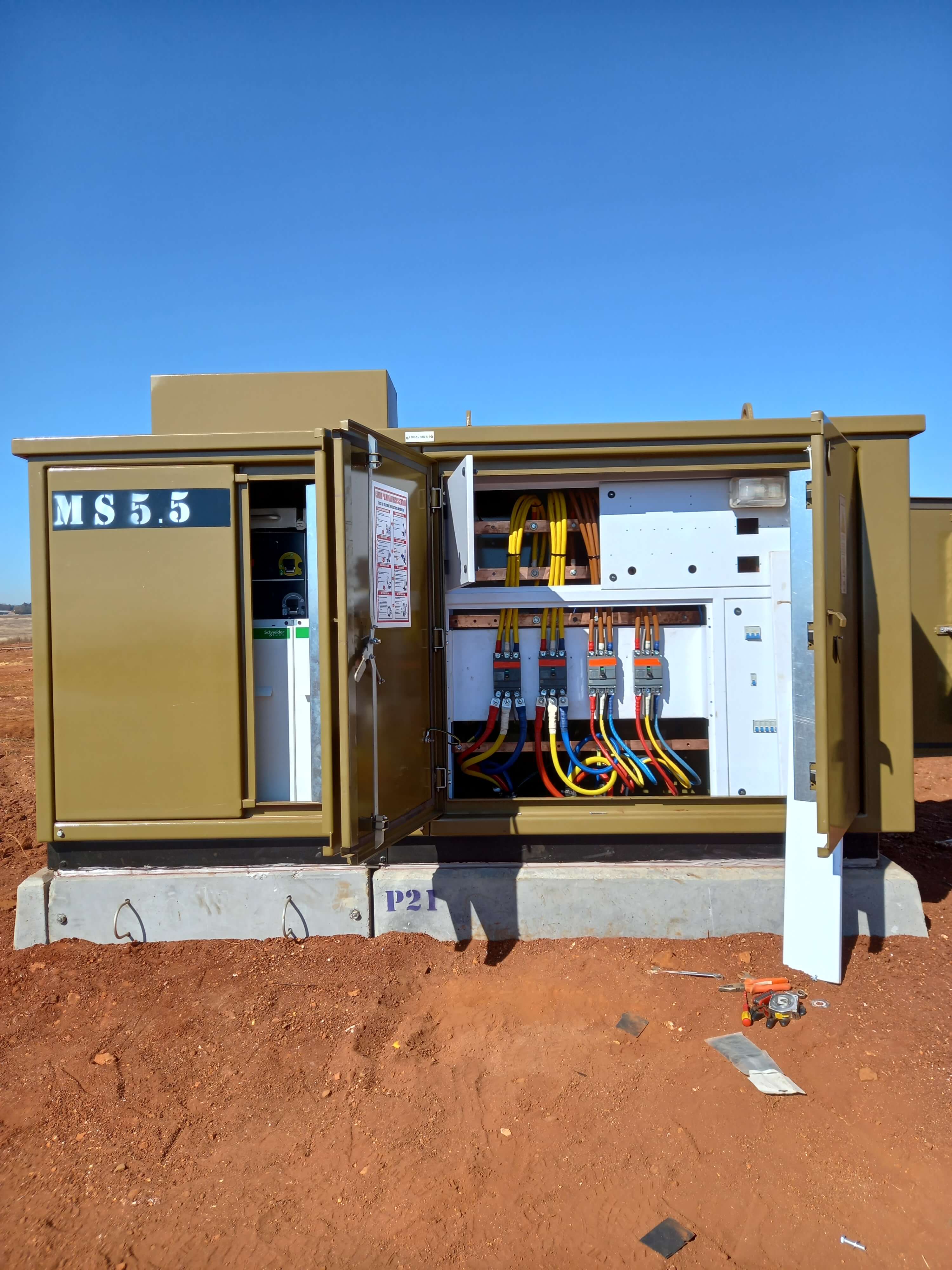 Electrician working